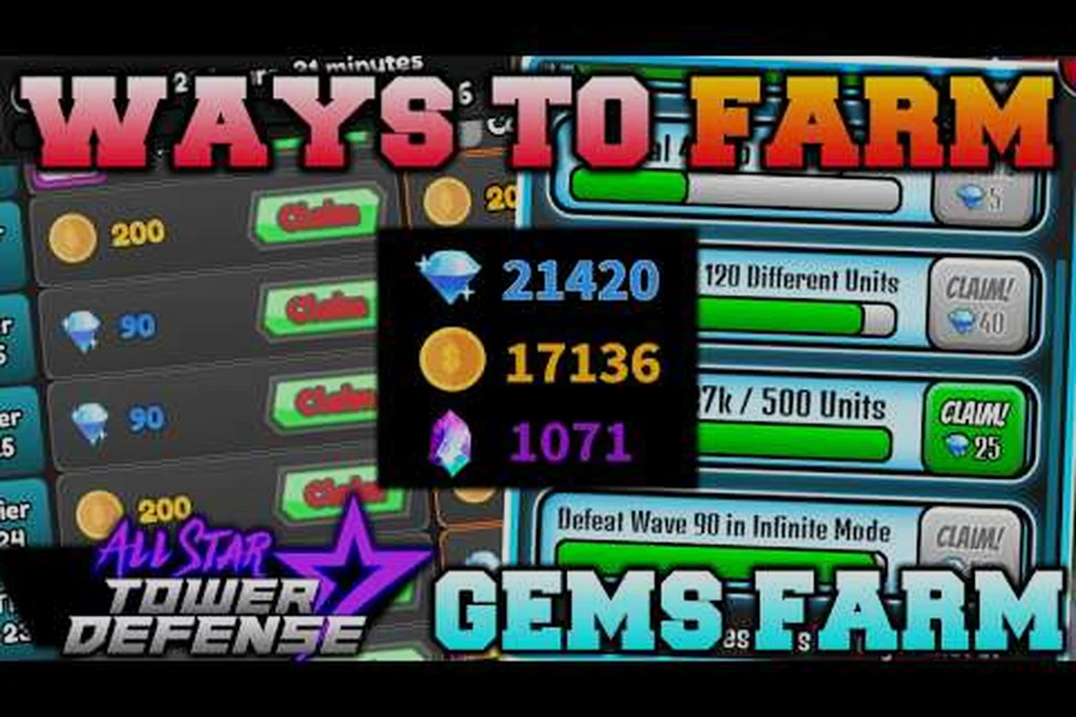 All Star Tower Defense ASTD So bekommst du schnell Edelsteine: Stufen
